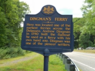 Dingman's Ferry Marker image. Click for full size.
