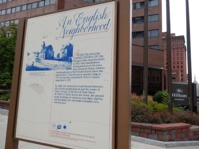 An English Neighborhood Marker image. Click for full size.