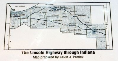 The Lincoln Highway Through Indiana image. Click for full size.