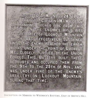 Wiedrich's Battery Marker image. Click for full size.