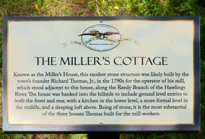 The Miller's Cottage Marker image. Click for full size.