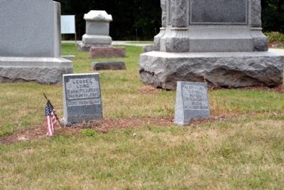 Burial Place of Lessel Long and Wife. Click for full size. Burial Place of Lessel Long and Wife image. Click for full size.