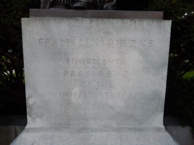 Franklin Pierce Marker (Front). Click for full size. Franklin Pierce Marker (Front) image. Click for full size.