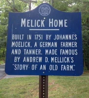 Melick Home Marker image. Click for full size.