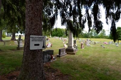 Burial Site of Chief Francis La Fontaine. Click for full size. Burial Site of Chief Francis La Fontaine image. Click for full size.