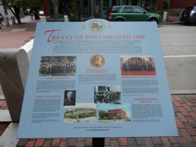 Treaty of Portsmouth 1905 Marker image. Click for full size.