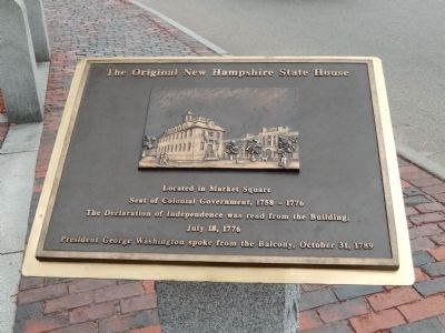 The Original New Hampshire State House Marker image. Click for full size.