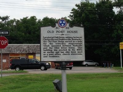 Old Post House Marker image. Click for full size.