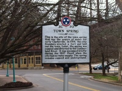 Town Spring Marker. Click for full size. Town Spring Marker image. Click for full size.