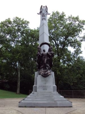 Battle of Nashville Monument image. Click for full size.