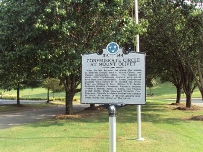 Confederate Circle at Mount Olivet Marker. Click for full size. Confederate Circle at Mount Olivet Marker image. Click for full size.
