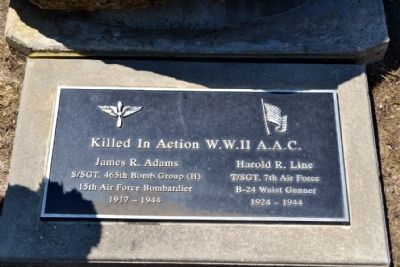 Markle World War II Memorial Marker. Click for full size. Markle World War II Memorial Marker image. Click for full size.