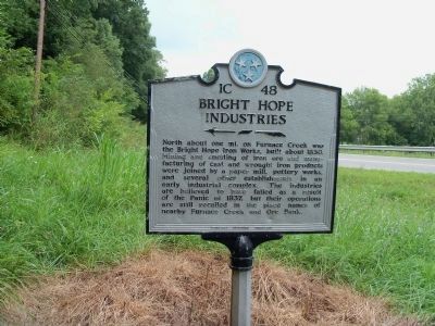 Bright Hope Industries Marker. Click for full size. Bright Hope Industries Marker image. Click for full size.