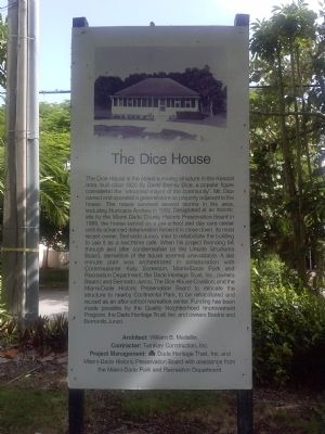 The Dice House Marker image. Click for full size.