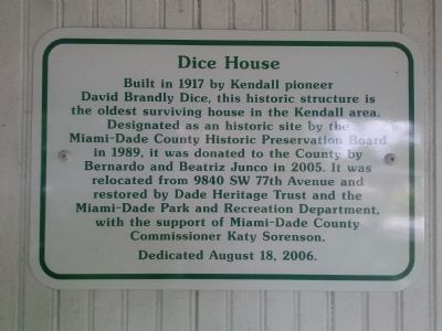 Marker at front door image. Click for full size.
