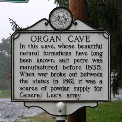 Organ Cave Marker image. Click for full size.