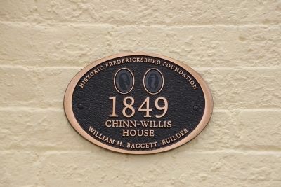 The Chinn-Willis House Marker. Click for full size. The Chinn-Willis House Marker image. Click for full size.