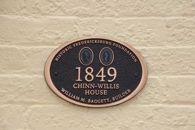 The Chinn-Willis House Marker image. Click for full size.