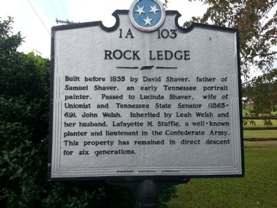 Rock Ledge Marker. Click for full size. Rock Ledge Marker image. Click for full size.