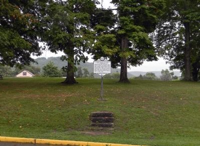 Wide view of the Alderson Baptist Academy and Junior College Marker. Click for full size. Wide view of the Alderson Baptist Academy and Junior College Marker image. Click for full size.