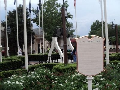 The Liberty Bell Marker in Liberty Square. Click for full size. The Liberty Bell Marker in Liberty Square image. Click for full size.