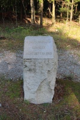 4th Michigan Cavalry Marker. Click for full size. 4th Michigan Cavalry Marker image. Click for full size.