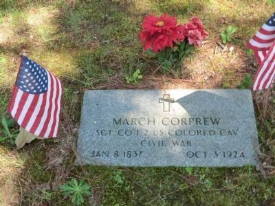 March Corprew gravemarker. Click for full size. March Corprew gravemarker image. Click for full size.