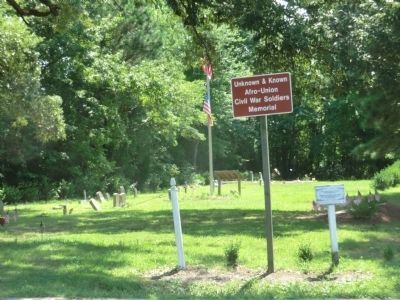 Unknown and Known Afro-Union Civil War Soldiers Memorial. Click for full size. Unknown and Known Afro-Union Civil War Soldiers Memorial image. Click for full size.