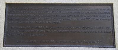 99th Ohio Infantry Marker. Click for full size. 99th Ohio Infantry Marker image. Click for full size.