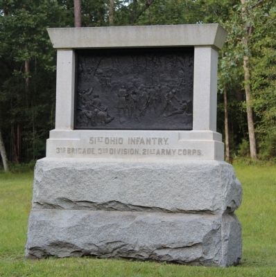 51st Ohio Infantry Marker. Click for full size. 51st Ohio Infantry Marker image. Click for full size.