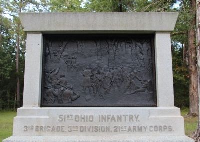 51st Ohio Infantry Marker. Click for full size. 51st Ohio Infantry Marker image. Click for full size.