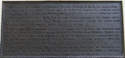 51st Ohio Infantry Marker. Click for full size. 51st Ohio Infantry Marker image. Click for full size.