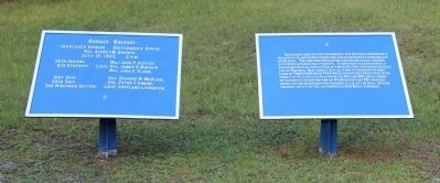 Barnes' Brigade Marker. Click for full size. Barnes' Brigade Marker image. Click for full size.