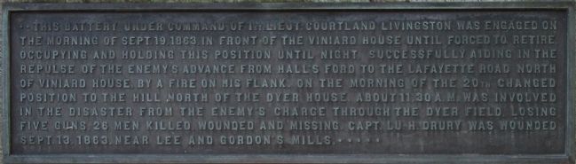 3rd Wisconsin Battery Marker. Click for full size. 3rd Wisconsin Battery Marker image. Click for full size.