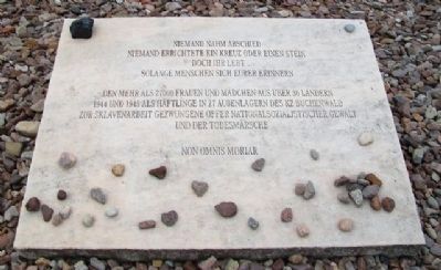 Female Victims of Buchenwald Memorial image. Click for full size.
