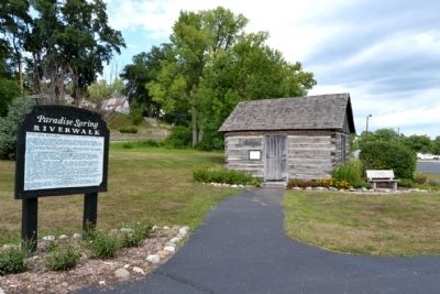 Treaty of 1826 Meeting Camp Marker. Click for full size. Treaty of 1826 Meeting Camp Marker image. Click for full size.