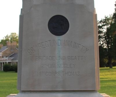 88th Indiana Infantry Marker image. Click for full size.