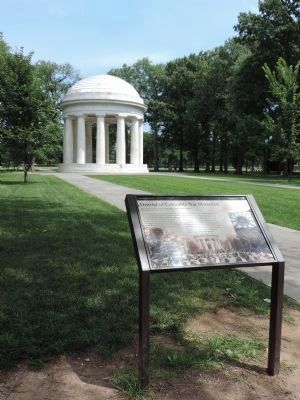District of Columbia War Memorial Marker. Click for full size. District of Columbia War Memorial Marker image. Click for full size.