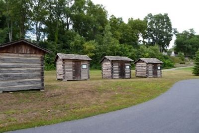 Cabins of Treaty Commissioners. Click for full size. Cabins of Treaty Commissioners image. Click for full size.