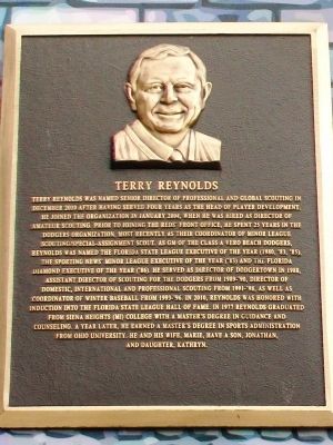Terry Reynolds Marker. Click for full size. Terry Reynolds Marker image. Click for full size.