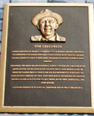 Tom Greenwade Marker image. Click for full size.