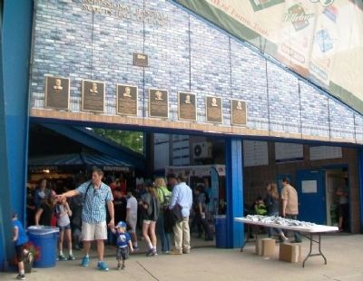 Professional Baseball Scouts Hall of Fame at Midway Stadium image. Click for full size.