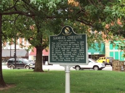 Samuel Checote Marker image. Click for full size.
