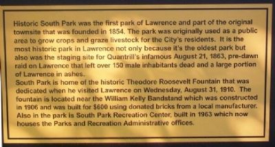 South Park Marker image. Click for full size.