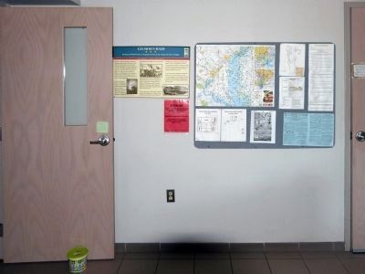 Gilmor's Raid Marker<br>Inside the Mariner's Point Visitors Center image. Click for full size.