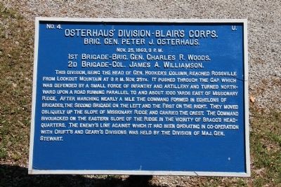 Osterhaus' Division Marker image. Click for full size.