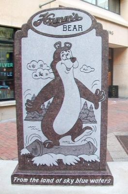Hamm's Bear Marker (front) image. Click for full size.