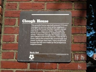 Clough House Marker. Click for full size. Clough House Marker image. Click for full size.