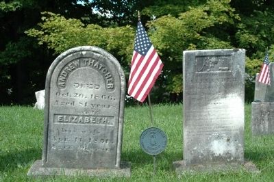 Two Headstones in the Old Hagaman Cemetery image. Click for full size.
