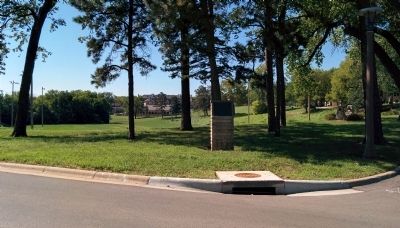 Sturgis Stadium Marker Far image. Click for full size.